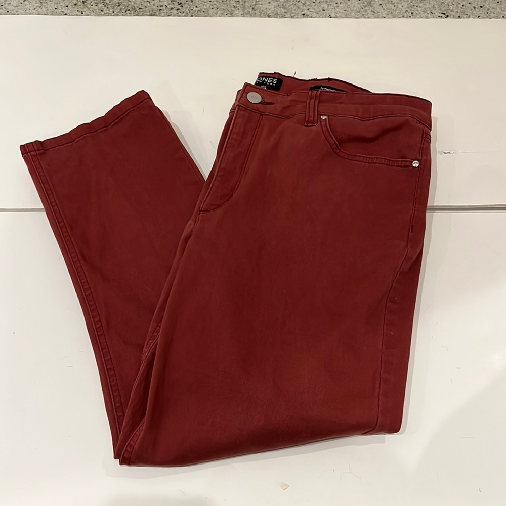 Jones New York Rusty Red Lexington Capri Pants